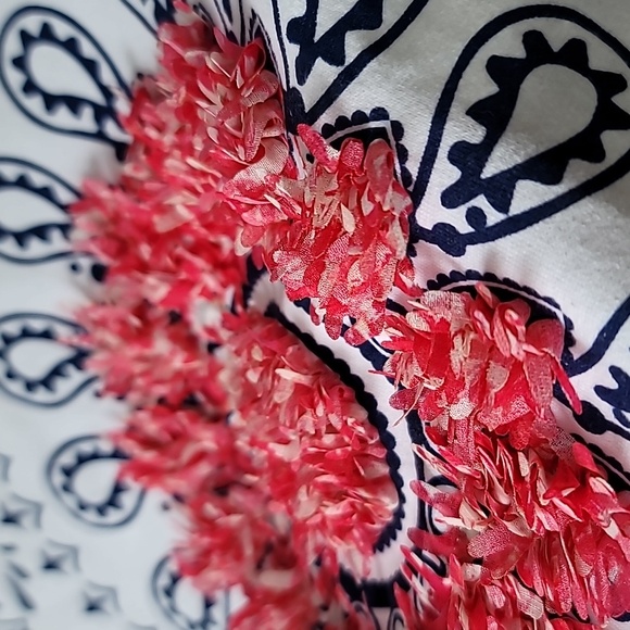 NWT Desigual Floral Long Sleeve Tunic Top, Size 13-14, Color White Floral - Picture 5 of 11